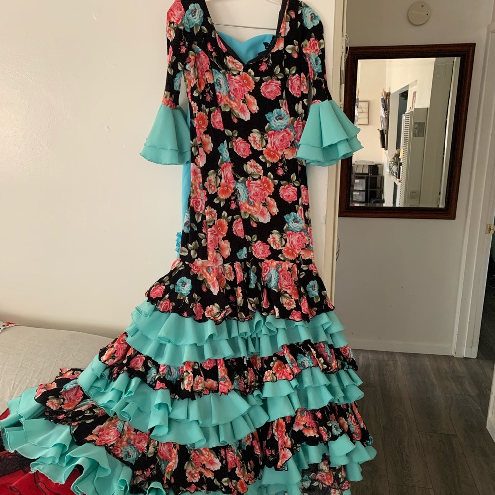 floral fiesta dress